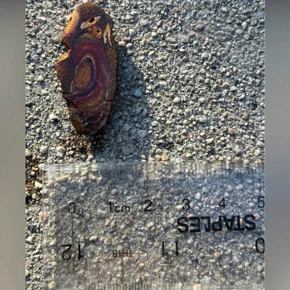 19ct Pretty Australian Boulder Opal Rough Specimen T - Picture 4 of 5